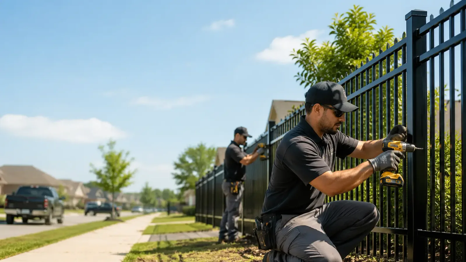 Metal Fence Installation in Bridge City, TX